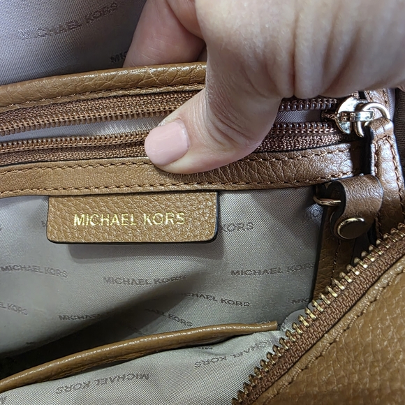 Michael Kors Tan Leather Backpack main image 7